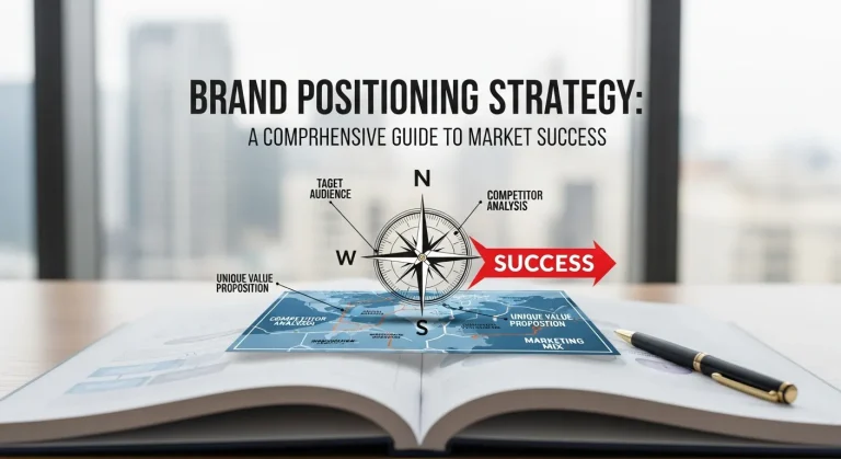 Brand Positioning Strategy: A Comprehensive Guide to Market Success Alt text: Comprehensive marketing infographic titled Brand Positioning Strategy A Complete Guide to Market Success, featuring brand identity development, target audience definition, competitive analysis, value proposition crafting, messaging strategy, and long-term market positioning framework.