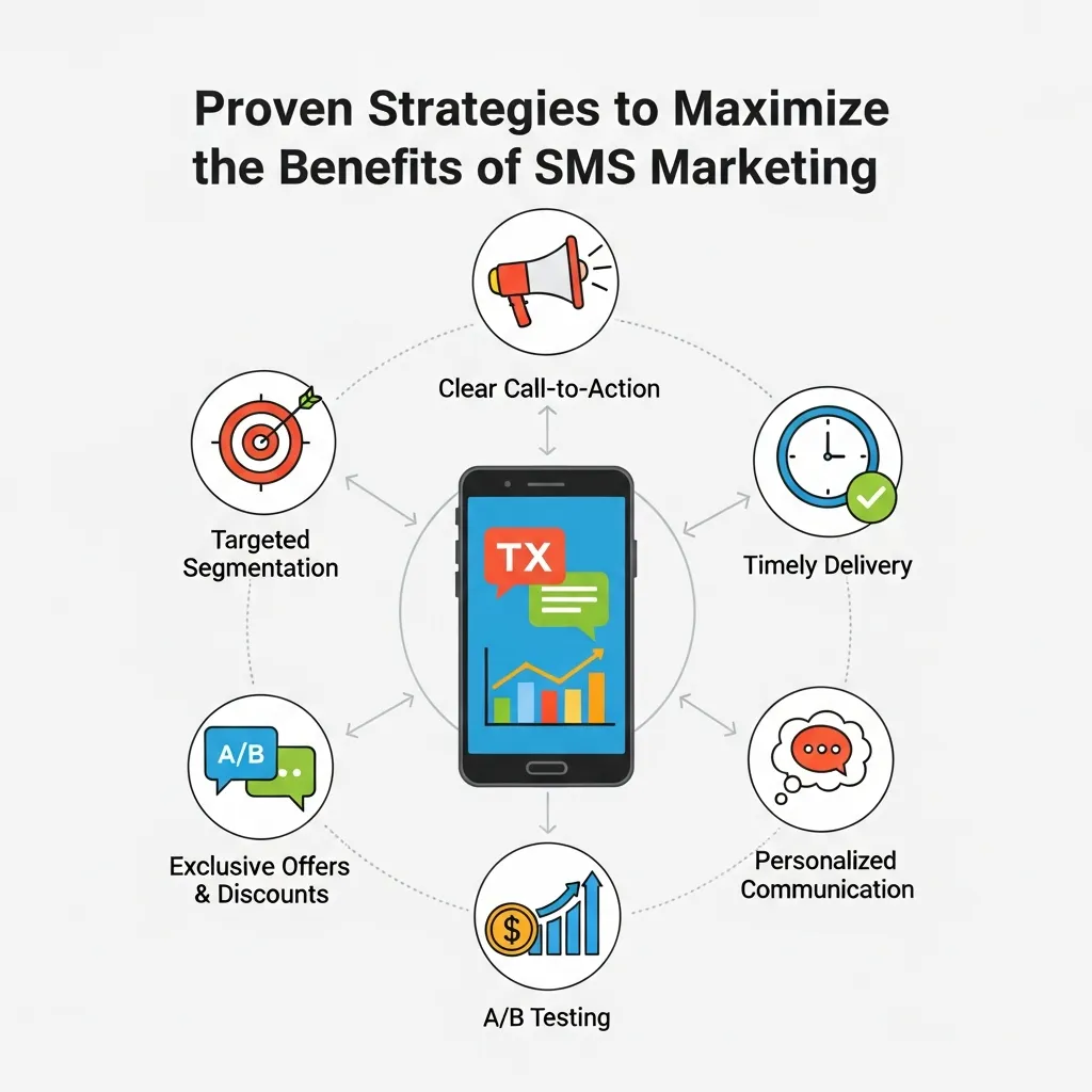 Dashboard showing performance metrics across SMS, email, and social media channels