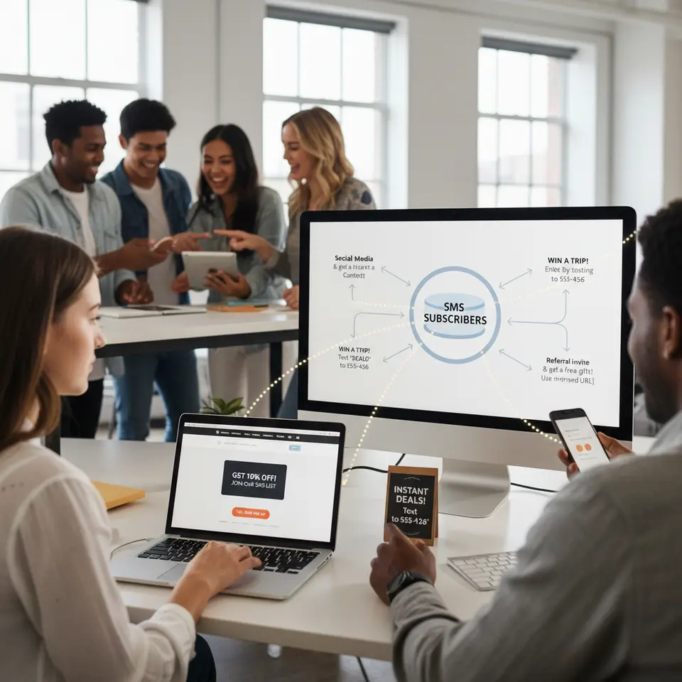 SMS marketing strategy showing improved customer reach and conversions